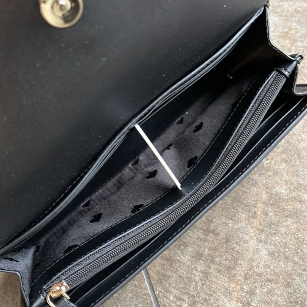Kate Spade Marti Large Slim Flap Wallet Black - Picture 10 of 16